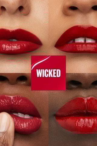 4 rouges à lèvres Vinyl Link 2024 - 15 Peachy / 20 Coy / 25 Red-Hot / 50 Wicked - 4,2 ml