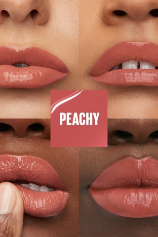 4 rouges à lèvres Vinyl Link 2024 - 15 Peachy / 20 Coy / 25 Red-Hot / 50 Wicked - 4,2 ml