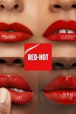4 rouges à lèvres Vinyl Link 2024 - 15 Peachy / 20 Coy / 25 Red-Hot / 50 Wicked - 4,2 ml