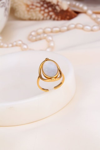 Bague - Bleu et blanc