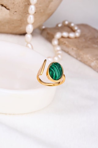Bague - Malachite