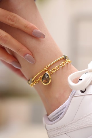 Bracelet de cheville Labradorites