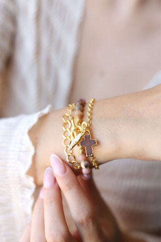 Bracelet - Rhodonites et variscites