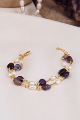 Bracelet - Améthystes