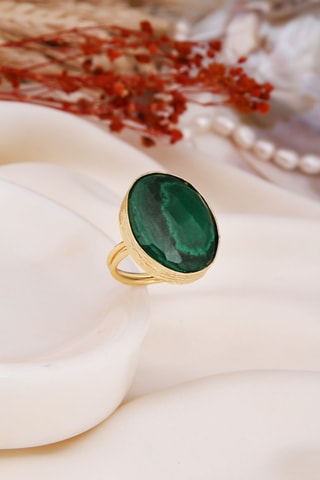 Bague - Malachite