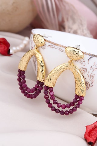 Boucles d’oreilles - Rubis