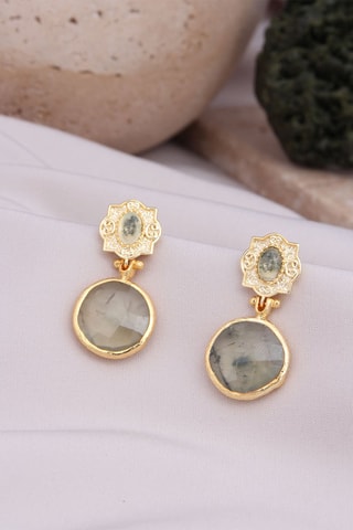 Boucles d’oreilles - Prehnites