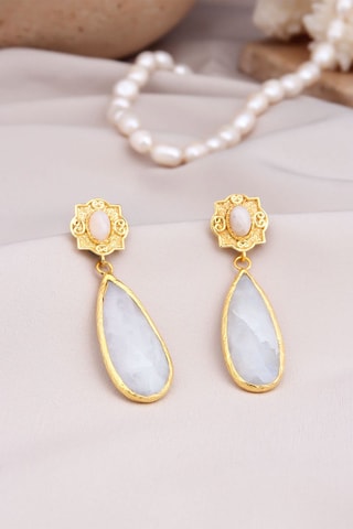 Boucles d’oreilles - Pierres de lune