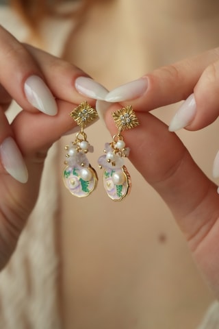 Boucles d’oreilles - Améthystes