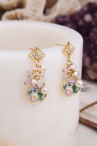 Boucles d’oreilles - Améthystes