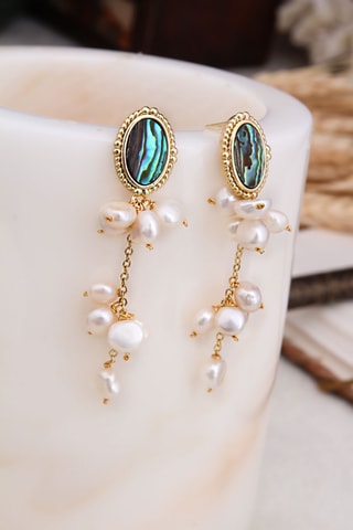 Boucles d'oreille - Nacre