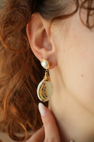 Boucles d'oreille - Zircons 