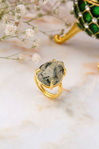 Bague Prehnite