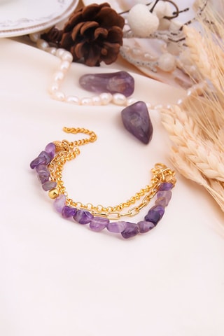 Bracelet Améthystes