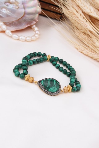 Bracelet Malachites