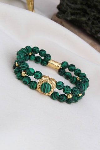 Bracelet - Malachites