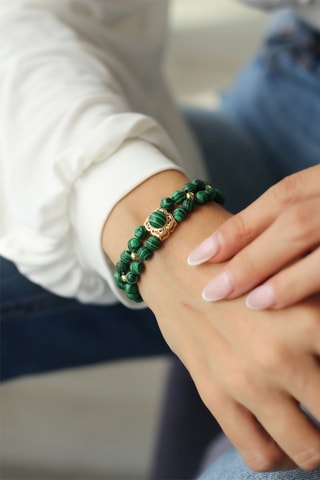 Bracelet - Malachites