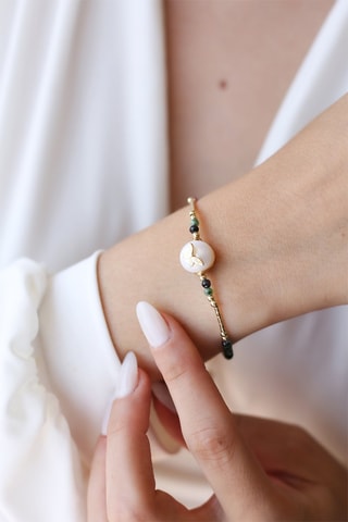 Bracelet - Perle de culture et zircons