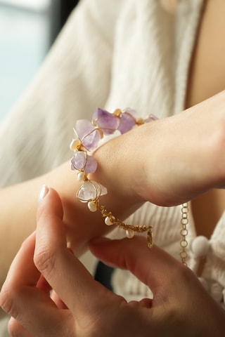 Bracelet - Améthystes
