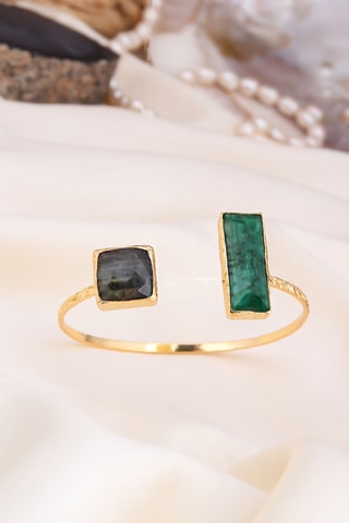 Bague - Agate et labradorite