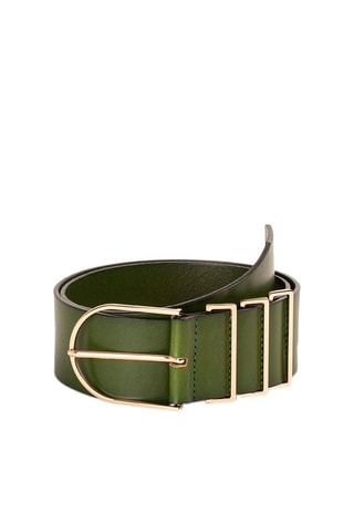 Ceinture en cuir Adela - Kaki