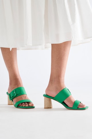 Mules à talons Hewen - Vert