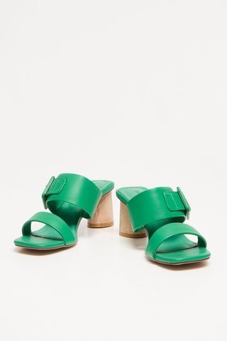 Mules à talons Hewen - Vert