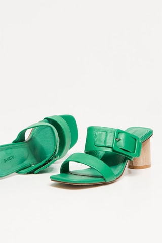 Mules à talons Hewen - Vert