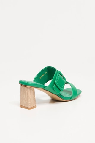 Mules à talons Hewen - Vert