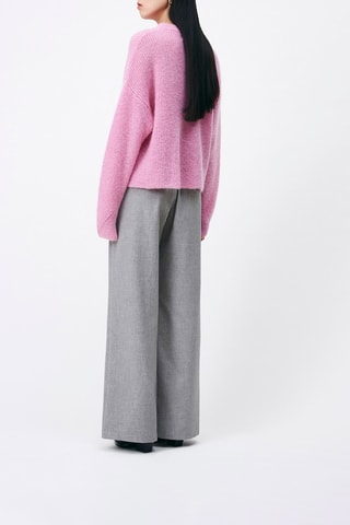 Pull en mohair et laine Philly - Rose