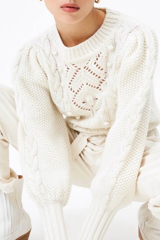 Pull en laine Prosper - Ecru