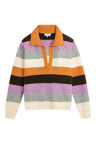 Pull Pinata - Mauve et gris clair chiné
