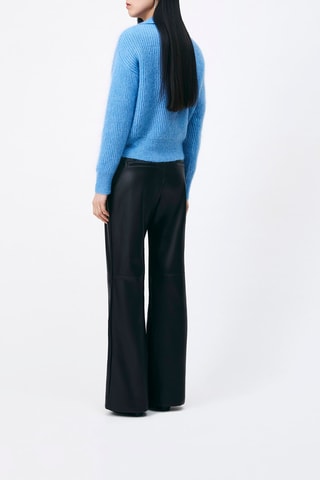 Pull en mohair et laine Pagnol - Bleu cobalt