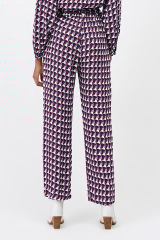 Pantalon taille haute John - Mauve