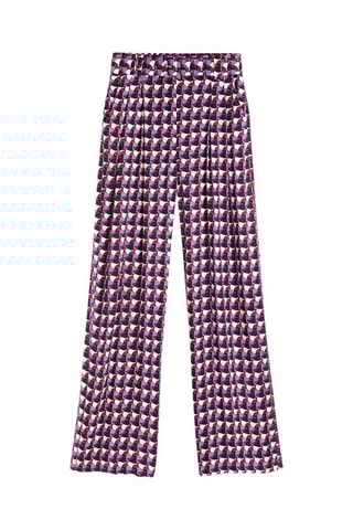 Pantalon taille haute John - Mauve