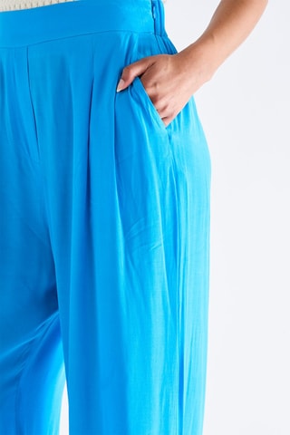 Pantalon taille haute Juan - Bleu
