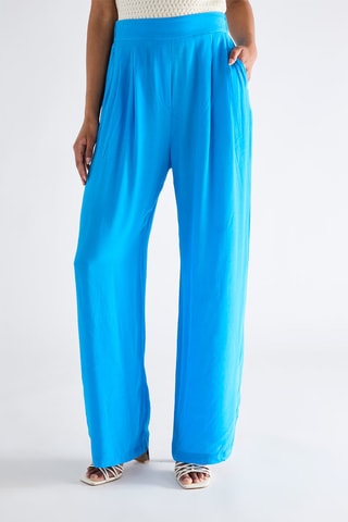 Pantalon taille haute Juan - Bleu