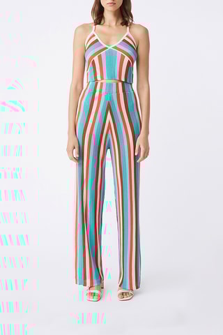 Pantalon taille haute Jaime - Rouge