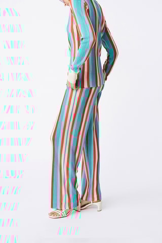 Pantalon taille haute Jaime - Rouge