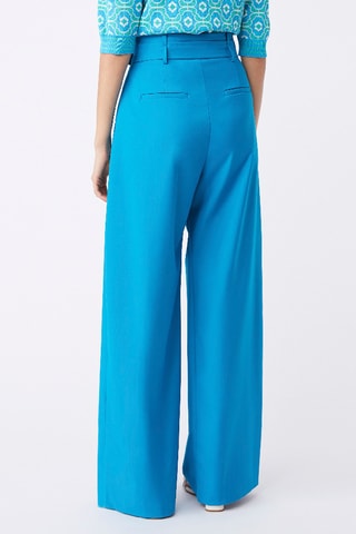 Pantalon taille haute Jawad - Bleu