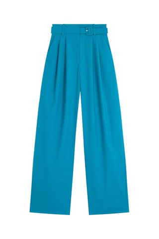 Pantalon taille haute Jawad - Bleu