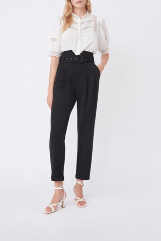 Pantalon 7/8 taille haute Jake - Noir