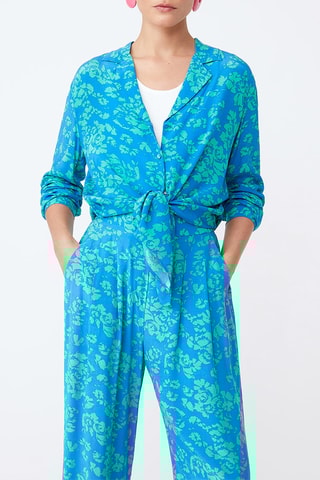 Pantalon taille haute Joy - Bleu