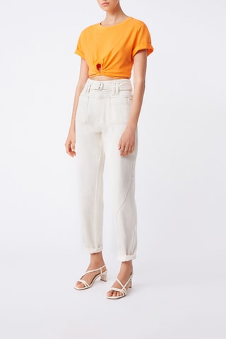 Jean taille haute Romeo - Blanc