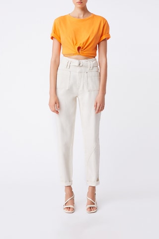 Jean taille haute Romeo - Blanc