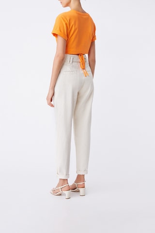 Jean taille haute Romeo - Blanc