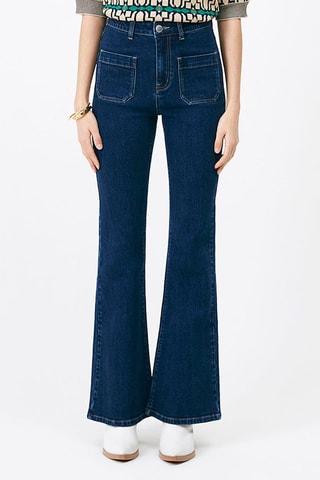Jean taille haute Romy - Bleu marine