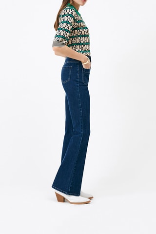 Jean taille haute Romy - Bleu marine