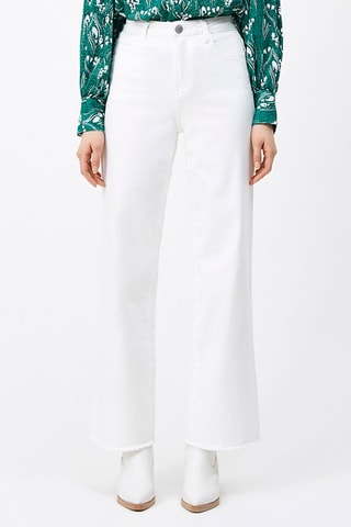 Jean taille haute Roy - Ecru