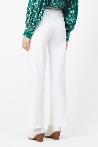 Jean taille haute Roy - Ecru